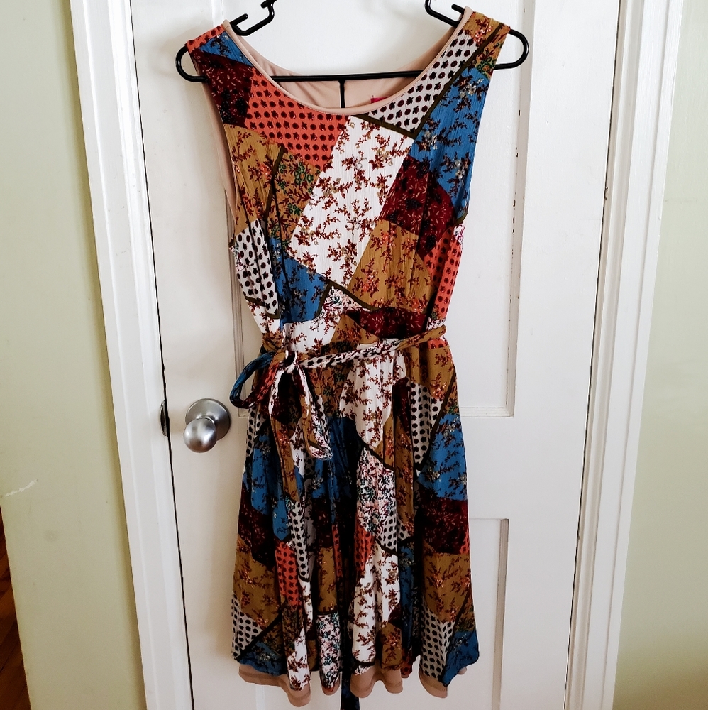 Modcloth Patchwork Dress